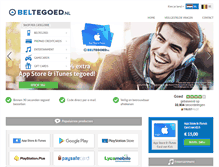 Tablet Screenshot of beltegoed.nl